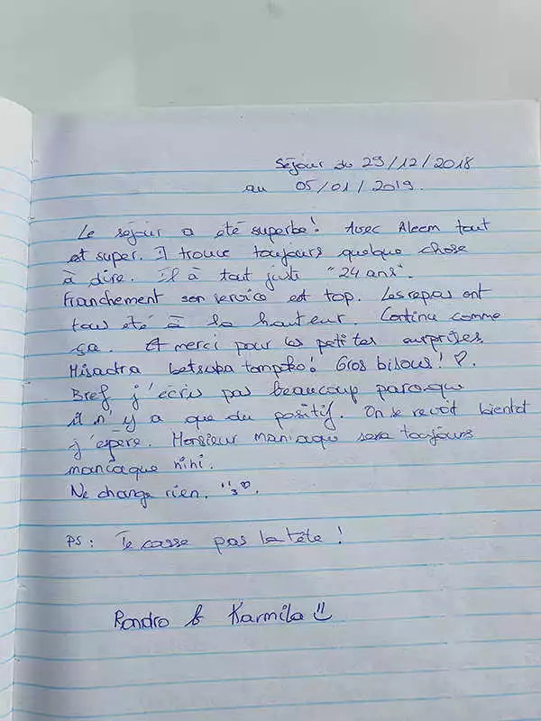 Visitors Book of Le LuXiA