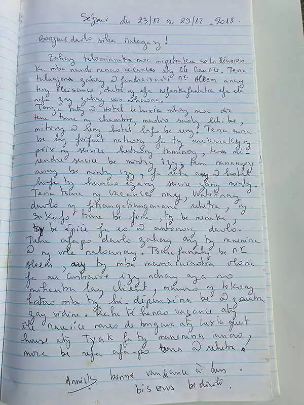 Visitors Book of Le LuXiA